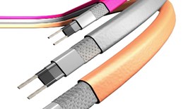 A selection of trace heating cables