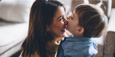 snug underfloor heating woman and child