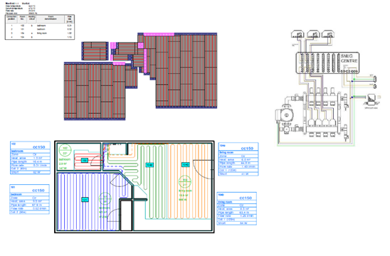 Snug Underfloor Heating Water Underfloor Heating Pipe layouts