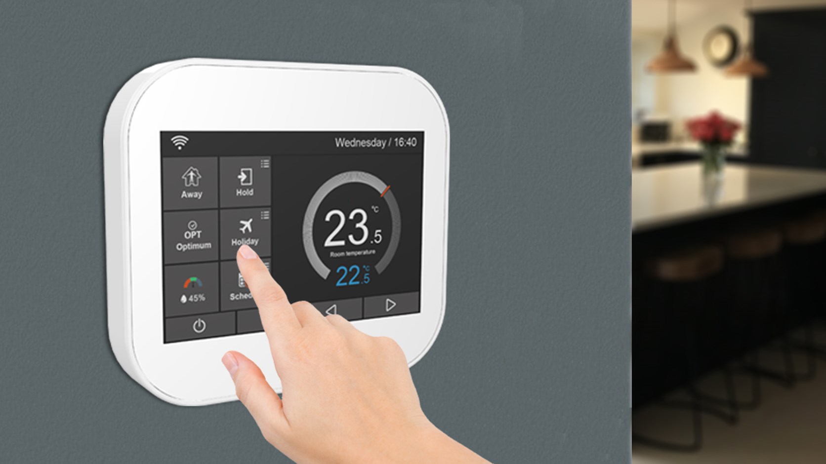 An easy guide to setting the holiday mode for the SnugStat WiFi